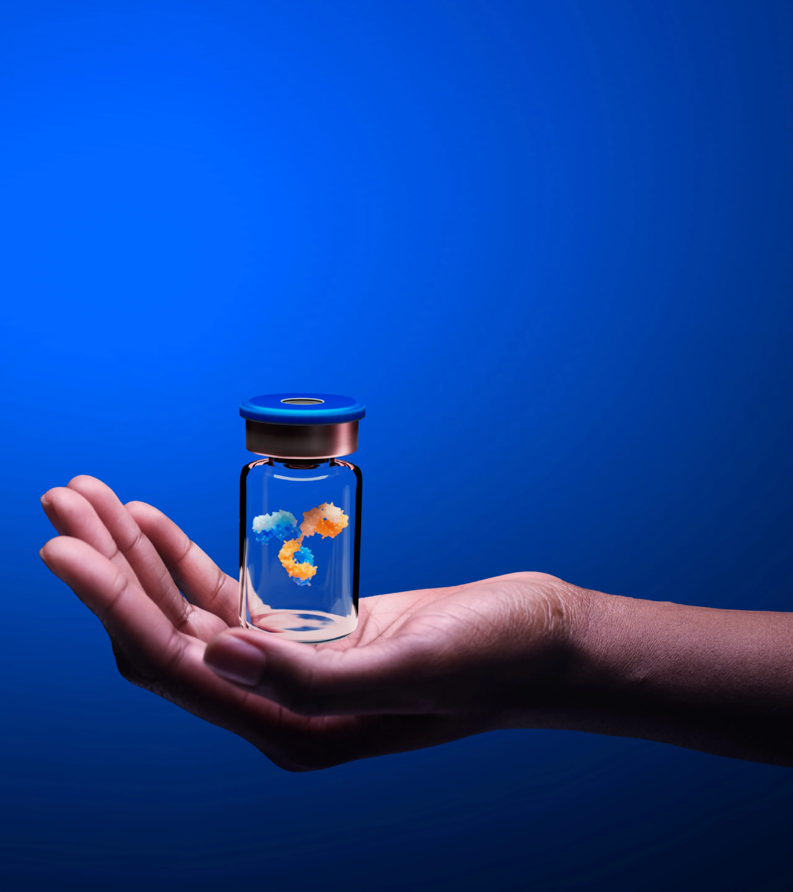 Bispecific vial hand